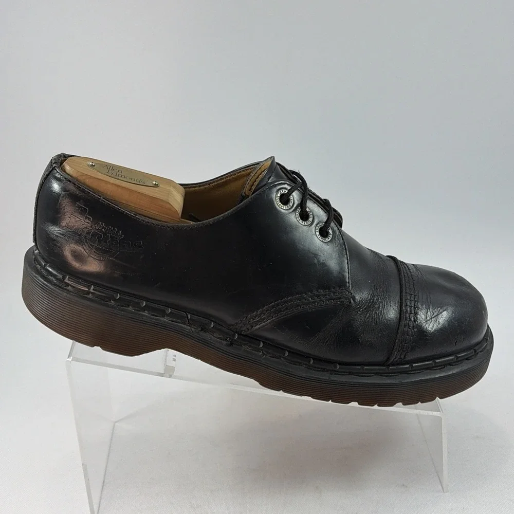 Vintage Dr. Martens Made In England 8266 Cap Toe Shoes Men's Sz UK9 US10 Leather